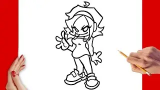 How To Draw Nene | Friday Night Funkin | FNF | Easy Step By Step