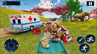 Doctor Robot Wild Animals Rescue : Robot Ambulance Rescue Game 2020 - Android Gameplay