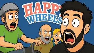 😱 Mythpat Plays Happy Wheels?! | Funniest Game Moments Ever!