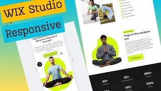 How To Set Responsive/Scale Behaviors on WIX Studio Site| Wix Studio