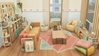 Best Friends Apartment 🎀 | The Sims 4 | Stop Motion Build | No CC