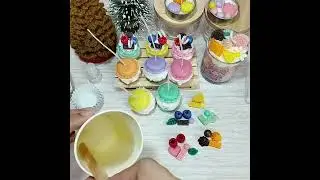 Macaron candle and whipping cream @MemoryMelt-J 