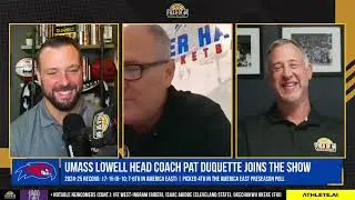 UMass Lowell's Pat Duquette - 2025 #AEHoops Media Day