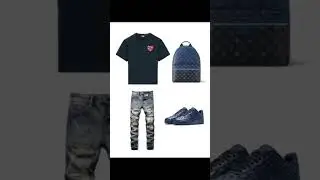 комплект модной одежды в 2 цветах  - #чёрный #синий - #gucci #lacoste #supreme - часть 1 - #puma .