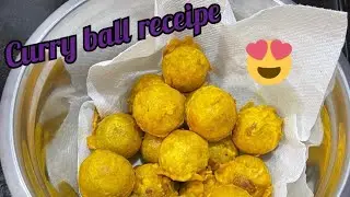 Curry balls recipe👌👌👌