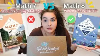 ✨Unboxing Math 8: Should You Skip Math 7? ✨NEW✨ Simply Good and Beautiful Math 8 Pre-Algebra