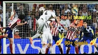 Real Madrid Top 25 last minute goals