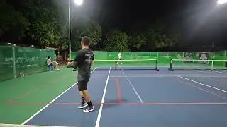 Hoki (White) vs Kim (Black) Pickleball Singles Match