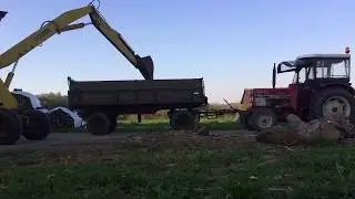 Baggern mit dem Griesser Bagger