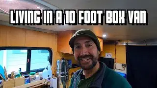 Living in a 10 Foot Box Van - My DIY Camper and How I Live on the Road