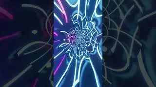 #short #abstract Background Video 4k Blue Pink Gradient Metallic Tunnel VJ #LOOP NEON Calm #ASMR