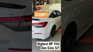 Is this big turbo 27WON Civic Si the highest HP 11th Gen in the world?! #civic #civicsi #hondacivic