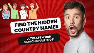 Find the Hidden Country Names: Ultimate Word Search Challenge!