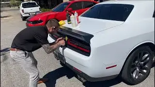 Getting My Brake Calipers Painted and Debadging My Scat Pack 392 (MUST SEE‼️)