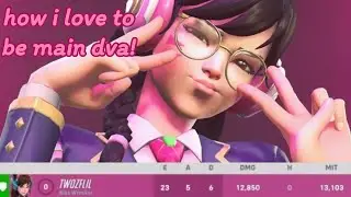 three matches in one video | Competitive with Dva (overwatch 2)