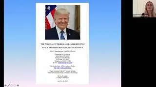 Personality Profile and Leadership Style of President Donald Trump (2020)