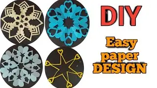 Diy video how to make easy paper design #diy #craft #clay @fancyzari #fancyzari 
