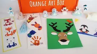 Orange Art Box - Kids Craft Box