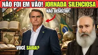 NÃO FOI EM VÃO! JORNADA SILENCIOSA! VOCÊ SABIA? PSICOGRAFIA BEZERRA DE MENEZES