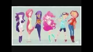 My Little Pony Friendship Is Magic - human - Party In The U.S.A