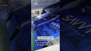 Sublimation Jersey Printing using Roll Heat Press Machine | GM Print Solution