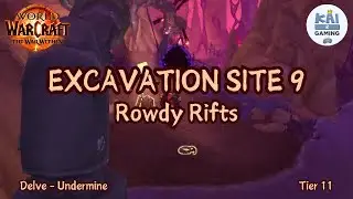 EXCAVATION SITE 9 - ROWDY RIFTS | Delve - Tier 11 - SOLO | WOW The War Within 11.2.7