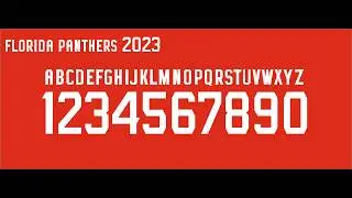 MB SPORFlorida Panthers 2023 FONT&ndash; Football Fontu bedava indir🔥