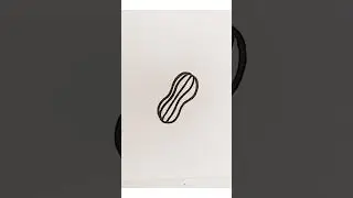 How to draw peanut #shorts