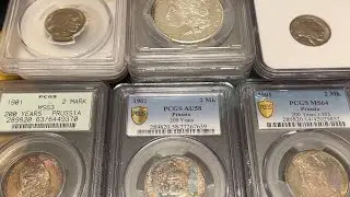 Exploring More Beautifully TONED COINS From Our Coin Collection!