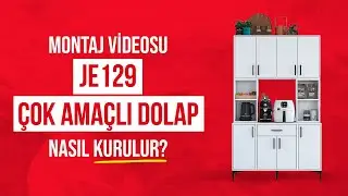 Rani Mobilya JE129 &Ccedil;ok Ama&ccedil;lı Dolap Kurulum Montaj Videosu