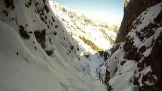 Extreme Couloir skiing on Roc de Tavaneuse & Mont Brion