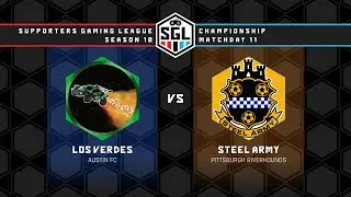 Season 10 - Championship League - Week 11 - Los Verdes vs. Steel Army