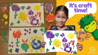 DIY Fruit and Vegetable Stamping | Kids Craft