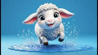 Puddle Jumping Lambs Leap | English Nursery Rhyme | Kids Songs | Baby Music
