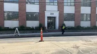 Greenwich Police officer brings smiles during a trying time.
