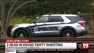 Shaker Heights house party shooting kills 2; Police, BCI investigating