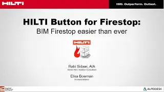 HILTI Button for Firestop: BIM Firestop easier than ever