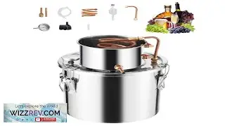 VEVOR Alcohol Distiller Home Brew 5 Gal 19L Copper Coil