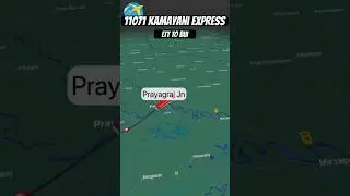 11071 Kamayani Express&hellip;Train Route #youtubeshorts #feedshorts #indianrailways #trending #travel