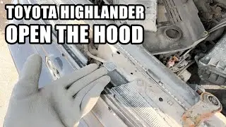 Toyota Highlander How to Open The Hood - Step by Step