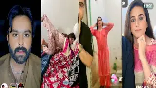 Khan g and Safdar tiktok live Shower 🚿 ||Punishment Match 🥵