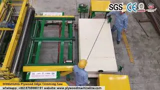 Enhance Plywood Cutting Efficiency with an Advanced Edge Trimming Saw Machine