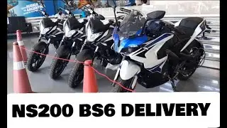 TAKING DELIVERY OF NS200 BS6 , NS200 DELIVERY VIDEO