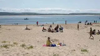 Aberdyfi a busy beach day