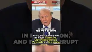 Latest Press Conference Trump on GreenLand, Caputring Putin, Iran, Venezuela and Minnesota