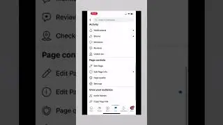 Как поделиться ссылкой на свою страницу Facebook с мобильного телефона #shorts