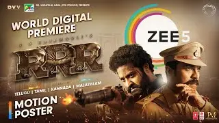 RRR announcement video | 4K | TVOD | SS Rajamouli | NTR | Ramcharan | Watch Now on ZEE5