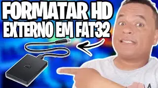 How to format an external hard drive in FAT32