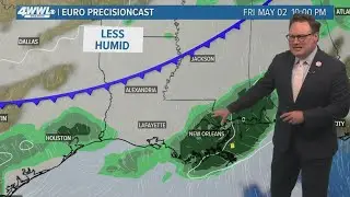 New Orleans Weather: Almost hot and mostly dry to wrap up April