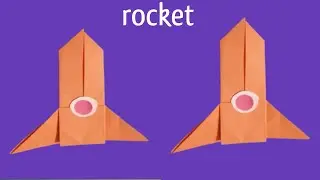 How to Make a Rocket with Paper (School Project)🚀🚀